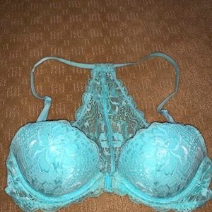 Jewel Blue (Pink) Victorias Secret Bralette 32c